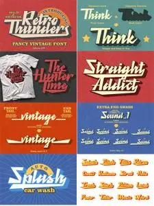 Retro Thunders - Retro Font