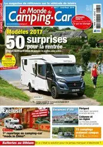 Le Monde du Camping-Car - Août/Septembre 2016