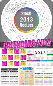 Calendars 2013 - Stock Vectors