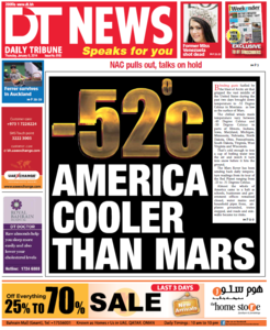 Daily Tribune - Bahrain, 09. Januar 2014