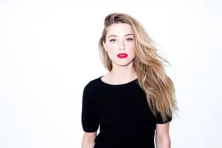 Amber Heard at Terry Richardson's studio for Interview Germany June 2015