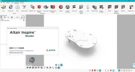 Altair Inspire Studio / Render 2021.1.1 Build 12649
