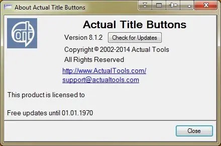Actual Title Buttons 8.1.2