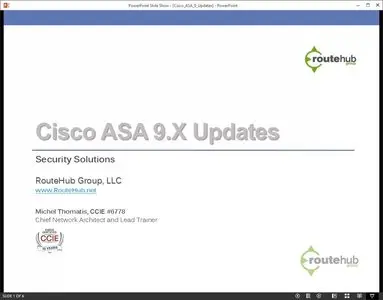 routehub - Cisco ASA and Next-Generation Firewall Training