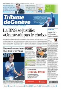 Tribune de Genève du 27 Janvier 2015