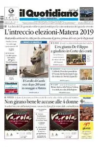 il Quotidiano del Sud Basilicata - 16 Ottobre 2018