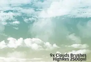 Cloud Brushes for Photoshop 