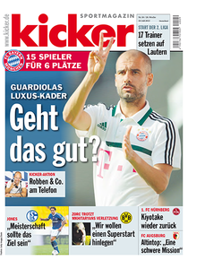 Kicker Magazin No 59 vom 18 Juli 2013