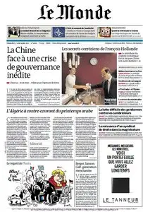 Le Monde et Suppléments du Dimanche 13 et Lundi 14 Mai 2012