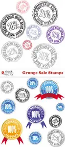 Vectors - Grunge Sale Stamps