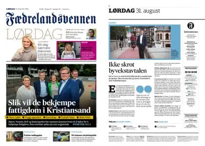 Fædrelandsvennen – 31. august 2019