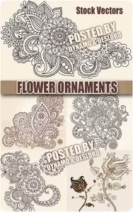 Flower ornaments - Stock Vectors