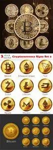 Vectors - Cryptocurrency Signs Set 2