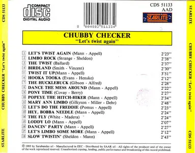 Chubby Checker - Let's Twist Again (1993) [Compilation]