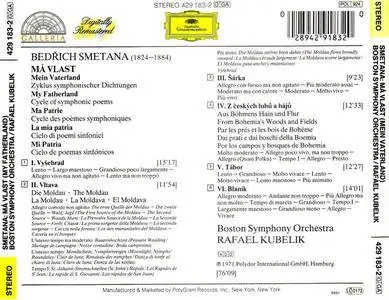 Boston Symphony Orchestra - Smetana Ma Vlast (Mein Vaterland) (1971) {1986 Deutsche Grammophon} **[RE-UP]**