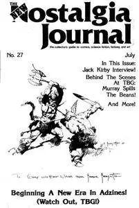 Comics Journal 027 1976-08 The New Nostalga Journal