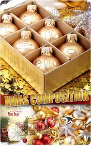 Xmas composition 2 - UHQ Stock Photo