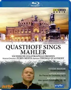 Zubin Mehta, Sächsische Staatskapelle Dresden, Thomas Quasthoff - Quasthoff sings Mahler (2020/10) [Blu-Ray]