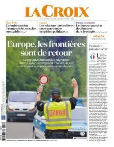 La Croix du Mercredi 14 Décembre 2016