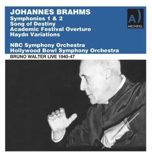 NBC Symphony Orchestra, Hollywood Bowl Symphony Orchestra, Bruno Walter - Brahms꞉ Orchestral Works (Live) (2022) [24/48]