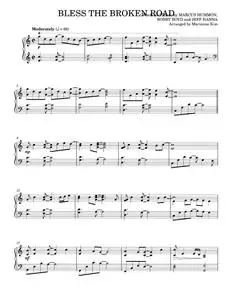 Bless The Broken Road (arr. Marianne Kim) - Rascal Flatts (Piano Solo)