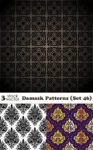 Vectors - Damask Patterns (Set 46)