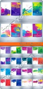 Watercolor background vector 
