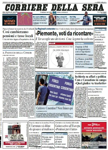 Il Corriere della Sera (16-07-10)