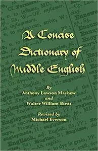 A Concise Dictionary of Middle English