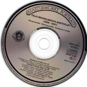 Marlboro Festival Members - Felix Mendelssohn-Bartholdy: String Quintets (1978) CD Reissue 1990