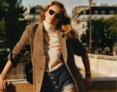 Edita Vilkeviciute by Quentin de Briey for Vogue Paris October 2020