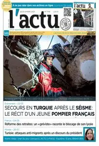 L'Actu – 09 mars 2023