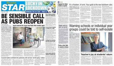 Shropshire Star Shrewsbury Edition – July 03, 2020