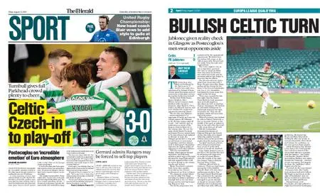 The Herald Sport (Scotland) – August 13, 2021
