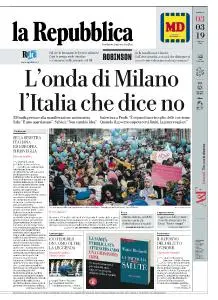 la Repubblica - 3 Marzo 2019