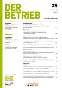 Der Betrieb - 22. Juli 2019