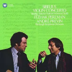 Itzhak Perlman & André Previn - Sibelius: Violin Concerto; Sinding: Suite (2015) [TR24][OF]