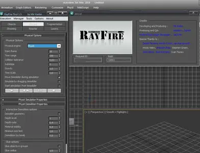 RayFire Tool 1.55 3DsMax 9 - 2011 32Bit & 64Bit