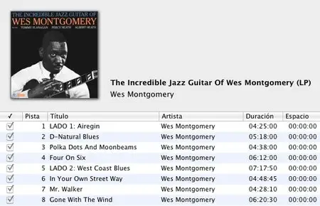 Wes Montgomery - The Incredible Jazz Guitar Of Wes Montgomery (LP / FLAC)