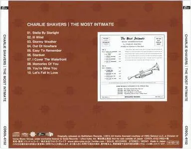 Charlie Shavers - The Most Intimate (1955) {2014 Japan Bethlehem Album Collection 1000 CDSOL-6152}