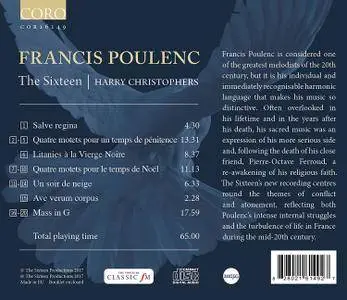 The Sixteen, Harry Christophers - Poulenc: Choral Works (2017)