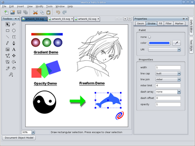 Sketsa SVG Graphics Editor 6.2