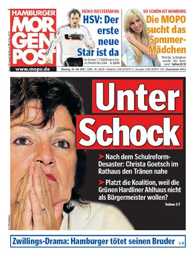 Hamburger Morgenpost vom 20 Juli 2010