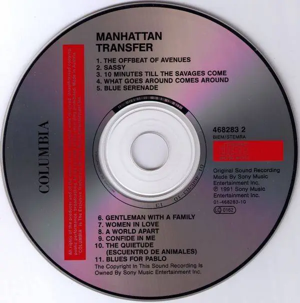 The Manhattan Transfer - The Offbeat Of Avenues (1991) / AvaxHome