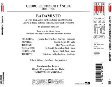 Horst-Tanu Margraf, Händel-Festspielorchester Halle - George Frideric Handel: Radamisto (1998)