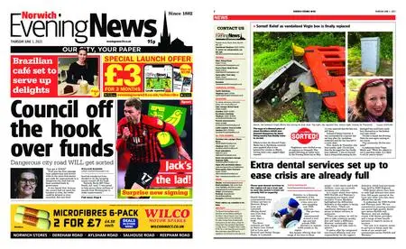 Norwich Evening News – June 01, 2023