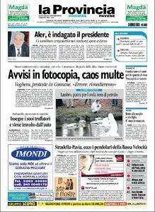 LA PROVINCIA PAVESE 24 FEBBRAIO 2010