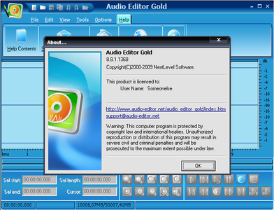 Audio Editor Gold 8.8.1.1368