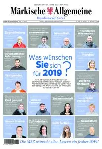 Märkische Allgemeine Brandenburger Kurier - 31. Dezember 2018