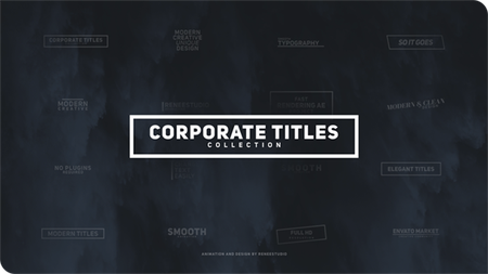 Corporate Titles Pack - Project for After Effects (VideoHive)